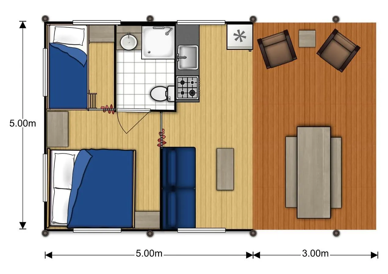 Hotel Glamping Blanes Campo de lujo